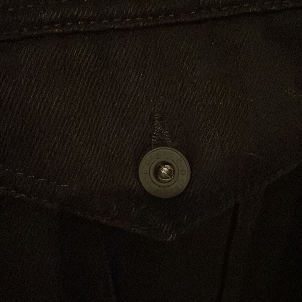 Perfect condition black denim off-white jacket - Picture 5 of 5